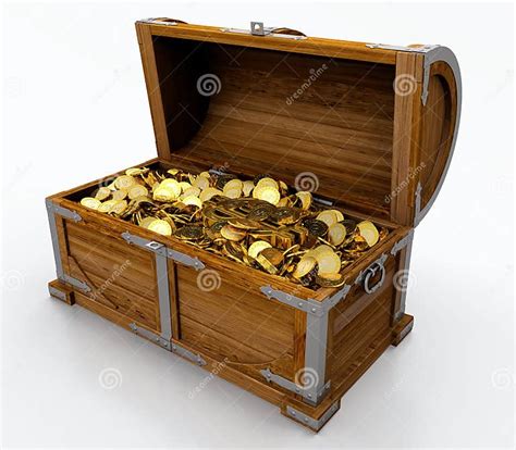 Treasure Chest Stock Photo Image Of Large Fund Jewelry 24641122