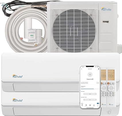 Senville Sena Hf D Dual Zone Mini Split Air Conditioner Heat Pump