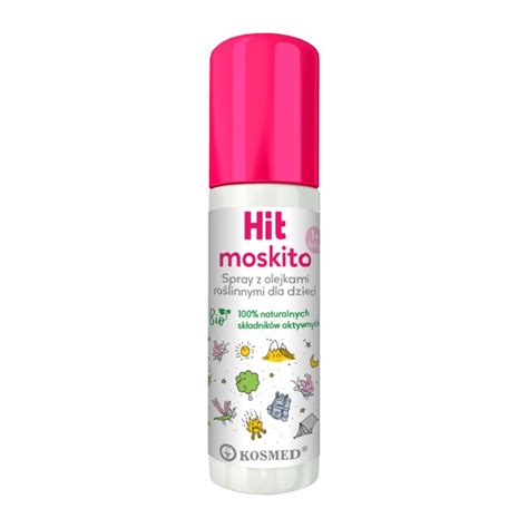 Hit Spray Z Naturalnymi Olejkami Ro Linnymi Dla Dzieci Przeciw