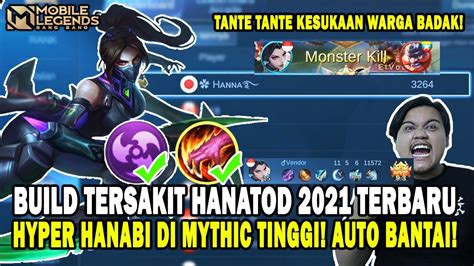 HYPER HANABI DI MYTHIC BUILD HANABI TERSAKIT 2021 TERBARU BUILD TOP