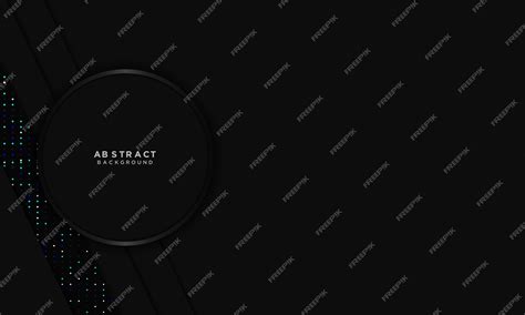 Fondo Negro Abstracto Vector Premium