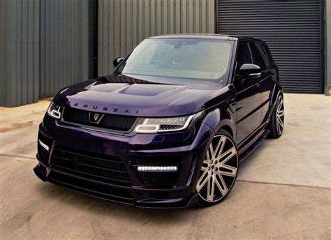 Midnight Purple Range Rover Sport on Barugzai Wheels | Range Rover Fans