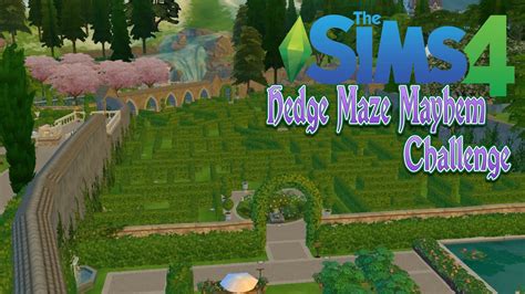 Sims 4 Hedge Maze Mayhem Youtube