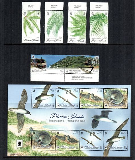 Pitcairn Islands 818e 819 820 821 824 MNH Cat 40 50 Australia