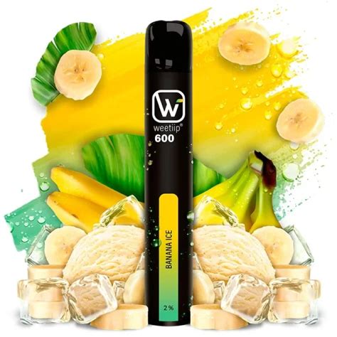 Pod Desechable Banana Ice Puffs Weetiip Tates Vapes