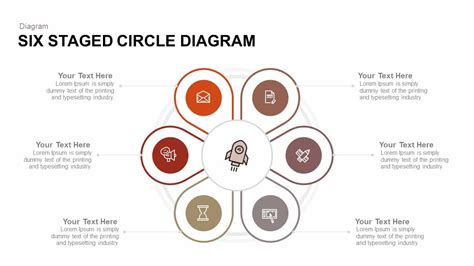 Six Staged Circle Diagram Keynote And Powerpoint Template Slidebazaar