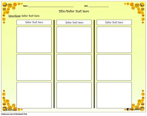 T Chart Landscape Color 2 Storyboard By He Examples