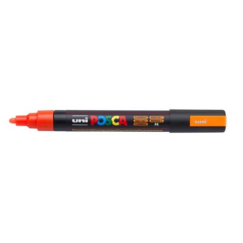 Uni Posca Paint Marker PC 5M Neon Oranje Be Creative Shop