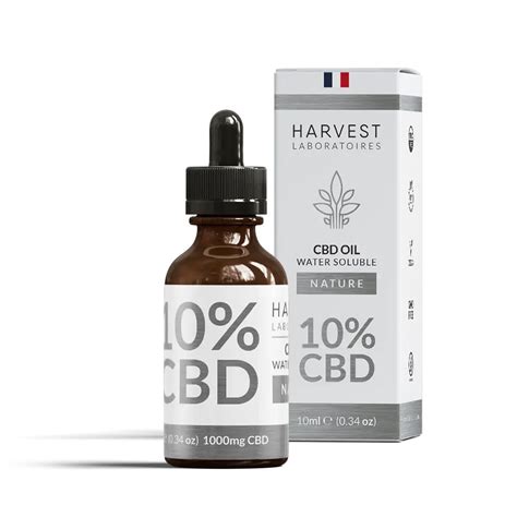 Huile CBD Hydrosoluble de HARVEST LABORATOIRES La nouvelle génération