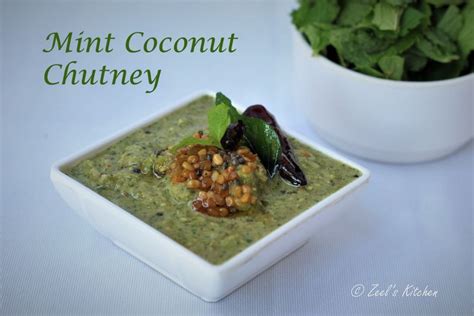 Mint Coconut Chutney | Mint Coconut Chutney Recipe - Zeel's Kitchen