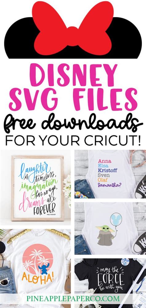 Free Disney Svg Files For Cricut Free SVG PNG EPS DXF File - Free SVG ...