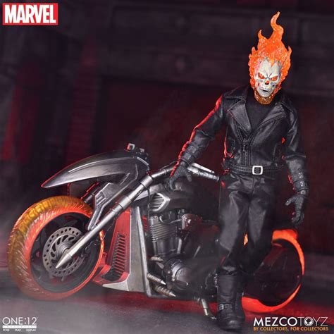 One 12 Collective Ghost Rider And Hell Cycle Set Mezco Toyz