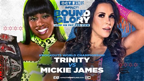 Trinity Vs James For The Knockouts World Title An Epic First Time Ever