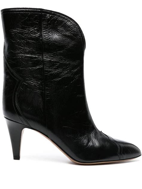 Buy Isabel Marant Toile Luliette Leather Boots Black At Off