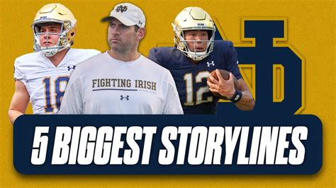 The Biggest Storylines For Notre Dame Football Heading Into Spring