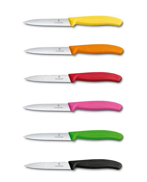 Victorinox Gemüsemesser Wellenschliff 10cm in 6 Farben