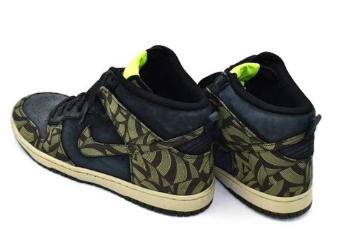 Rare Nike Dunk Hi Skinny Liberty Olive Sandtrap Black Gem