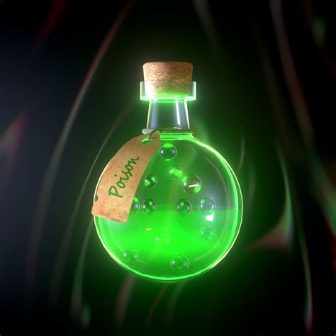 Artstation Poison Potion Game Assets