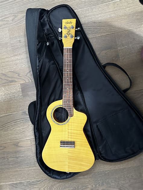 Eleuke Sl T Solid Body Electric Ukulele Wgigbag Reverb