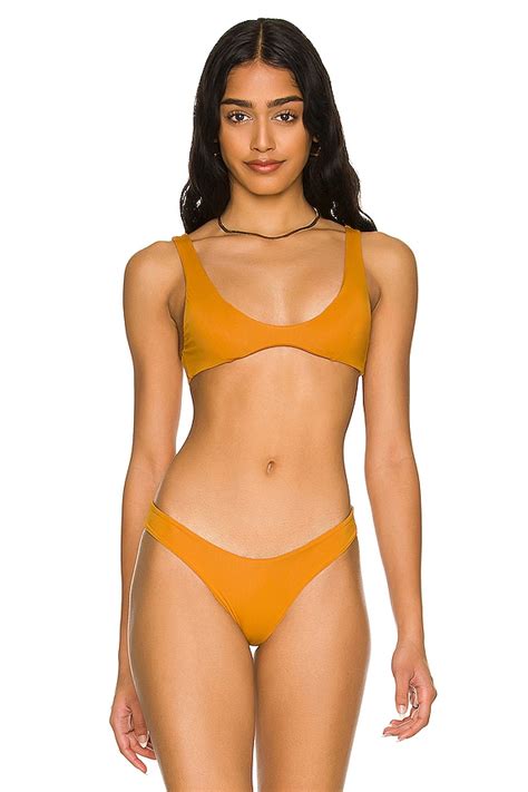 Haight Juliana Bikini Top In Turmeric Revolve