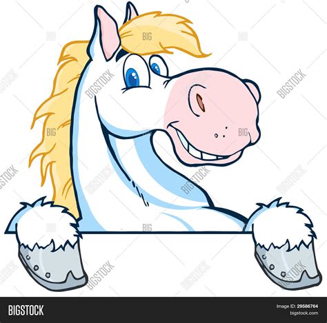 White Horse Mascot Image & Photo (Free Trial) | Bigstock