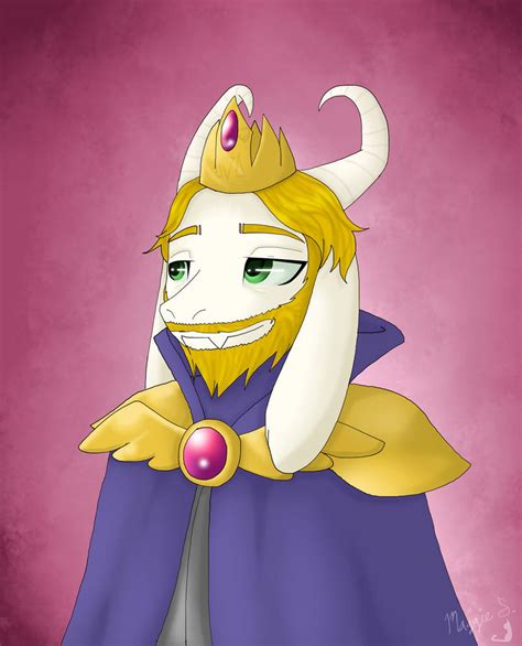 Asgore Portrait By Meanncat On Deviantart