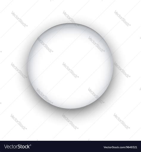 Circle with shadow Royalty Free Vector Image - VectorStock