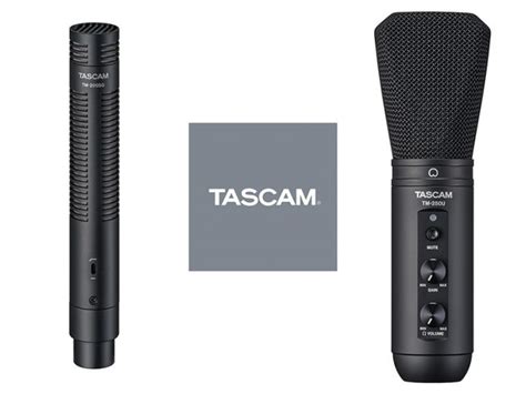 Tascam Introduces Two New Multi-Media Microphones | Music Instrument News
