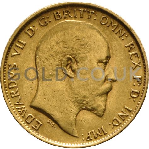 Buy A Edward Vii Half Sovereign M From Gold Co Uk From