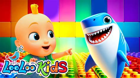 🦈baby Shark Looloo Kids Nursery Rhymes And Energetic Songs For Fun And