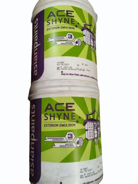 Asian Ace Shyne Exterior Emulsion Paint 4 Ltr At Rs 760 Bucket In