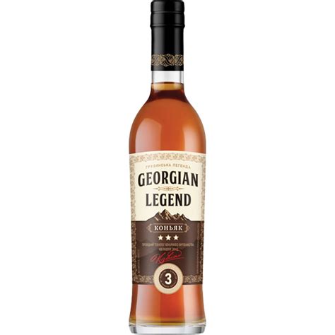 Коньяк Georgian Legend ординарний 3 зірки 40% 0,5 л купити онлайн ...
