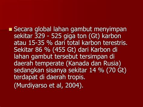 Ppt Lahan Gambut Pemanasan Global Dan Perdagangan Karbon Powerpoint