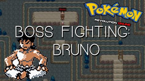 Pok Mon Revolution Online Boss Fighting Bruno Youtube