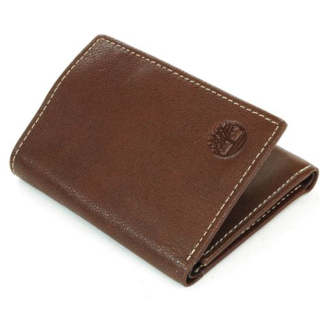 Timberland Men S Slim Trifold Wallet Soft Genuine Leather Id Card Slots