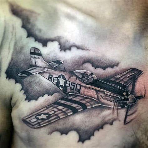 50 Airplane Tattoos For Men Aviation And Flight Ideas