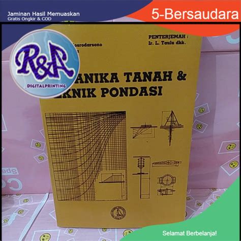 Jual Mekanika Tanah Dan Teknik Pondasi Shopee Indonesia