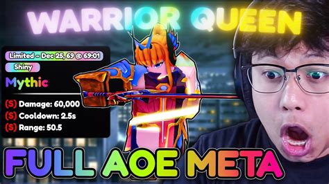 Obtaining And Evolving Shiny Limited Warrior Queen In Anime Defenders