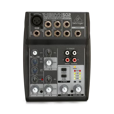 Behringer Xenyx 502 5 Channel Analog Mixer Marshall Music