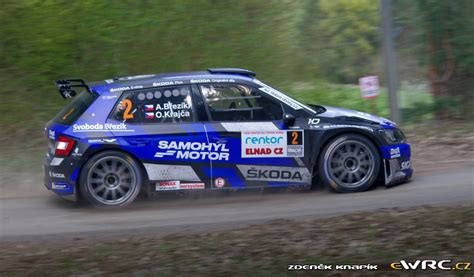 Březík Adam Krajča Ondřej Škoda Fabia R5 Rentor Rallysprint Kopná