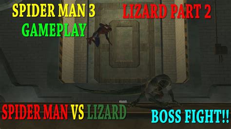 Spider Man Walkthrough Gameplay Lizard Part Spider Man Vs