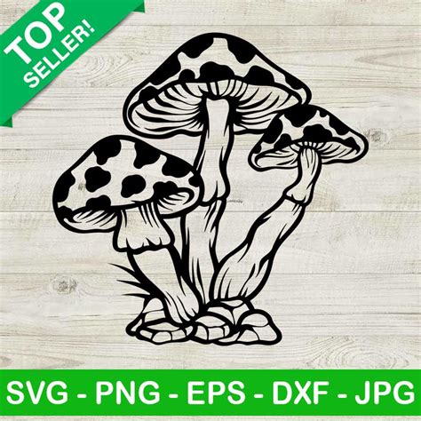 Mushroom Svg Morel Svg Mushroom Hunting Svg