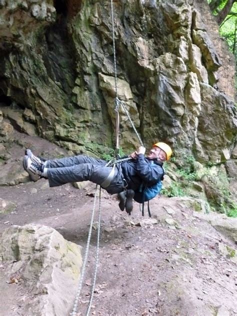 Rock Climbing Symonds Yat Rock Wye Valley My First Abseil Charles