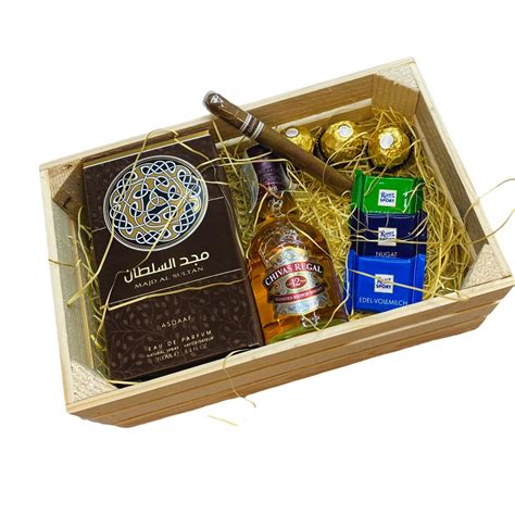 Cutie Cadou Chocobox Pentru Barbati Apa De Parfum Lattafa Asdaaf Majd Al Sultan 100 Ml