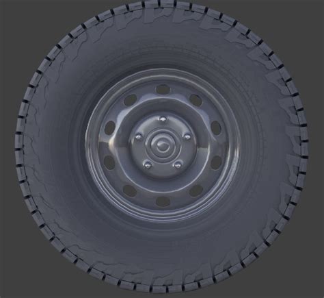 Falken Wildpeak At3w All Terrain Radial Tire 3d Model Cgtrader