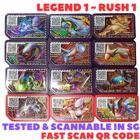 Pokemon Gaole 5 Star Gaole Rush 2 Legend 4 Disk Scannable In Singapore