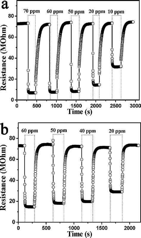 Response Transients Of The Hierarchical Fe2o3sno2 Composites To