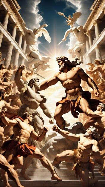 Premium Photo Clash Of Titans
