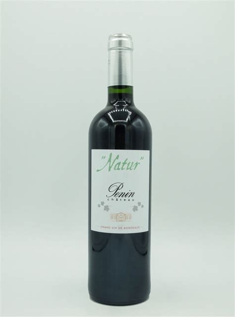 Ch Teau Penin Aoc Bordeaux Natur Rouge