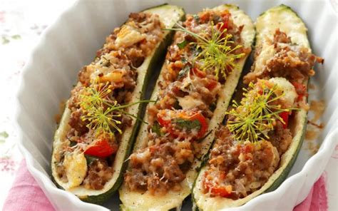 Gevulde Courgettes Met Gehakt En Kerstomaten Libelle Lekker